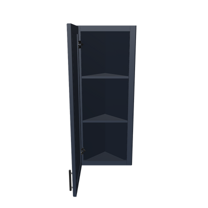 Wall End Kitchen Cabinet WEC1242 Danbury Blue LessCare 12 in. width 42 in. height 12 in. depth