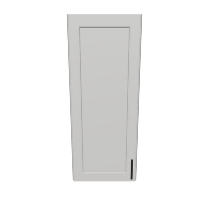 Wall End Kitchen Cabinet WEC1242 Milan Pearl 12 in. width 42 in. height 12 in. depth