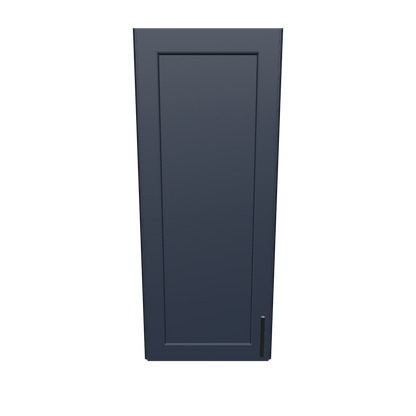 Wall End Kitchen Cabinet WEC1242 Danbury Blue LessCare 12 in. width 42 in. height 12 in. depth