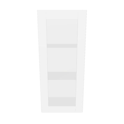 Frosted Glass Door Wall Kitchen Cabinet WMD1842 Alpina White LessCare 18 in. width 42 in. height 12 in. depth