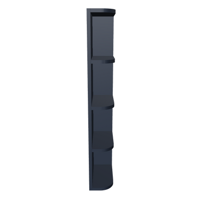 What-Not-Shelf Kitchen Cabinet WN642 Danbury Blue LessCare 6 in. width 42 in. height 12 in. depth