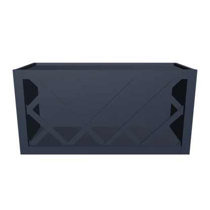 Wine Rack Kitchen Cabinet WR3015 Danbury Blue LessCare 30 in. width 15 in. height 12 in. depth