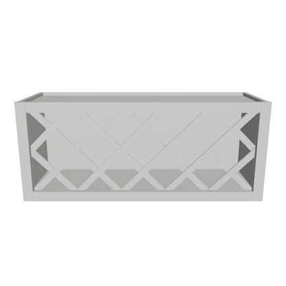 Wine Rack Kitchen Cabinet WR3615 Milan Pearl 36 in. width 15 in. height 12 in. depth