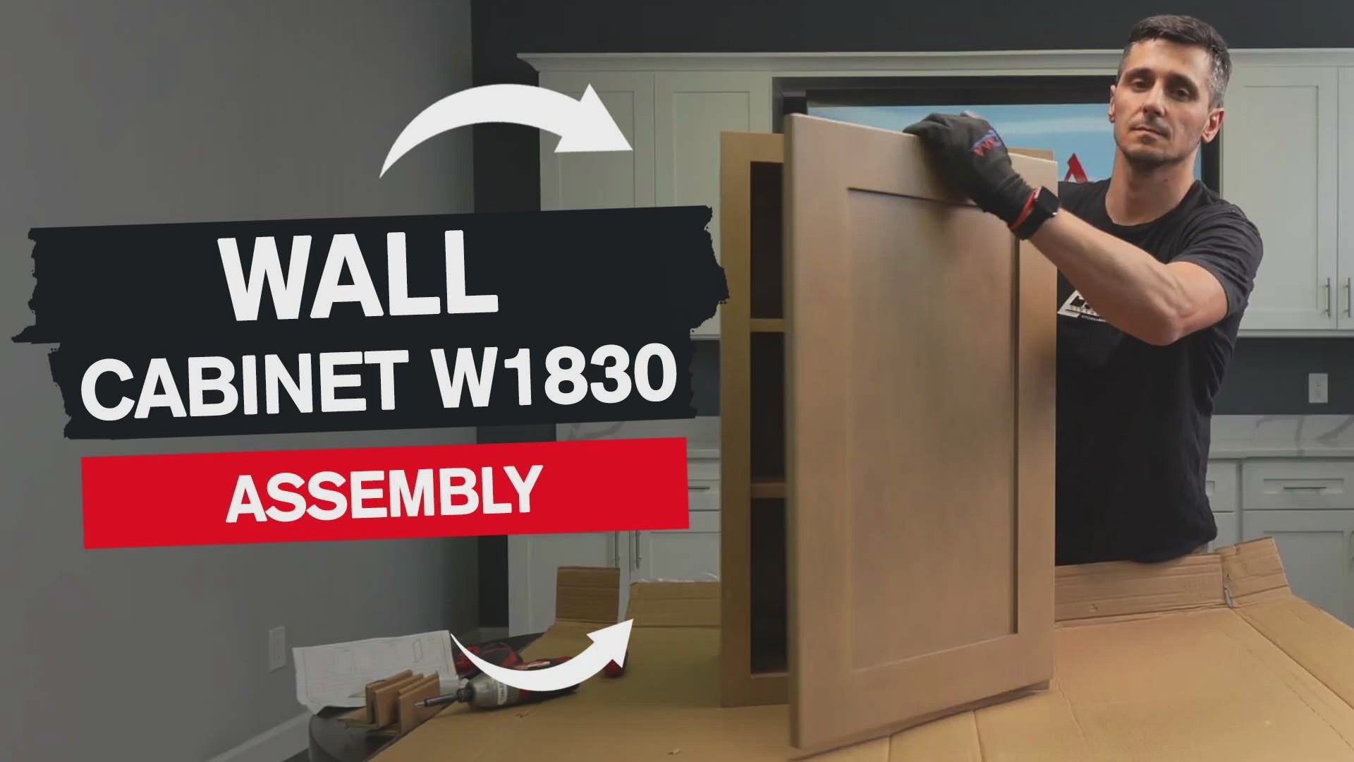 Load video: Wall Cabinet W1830