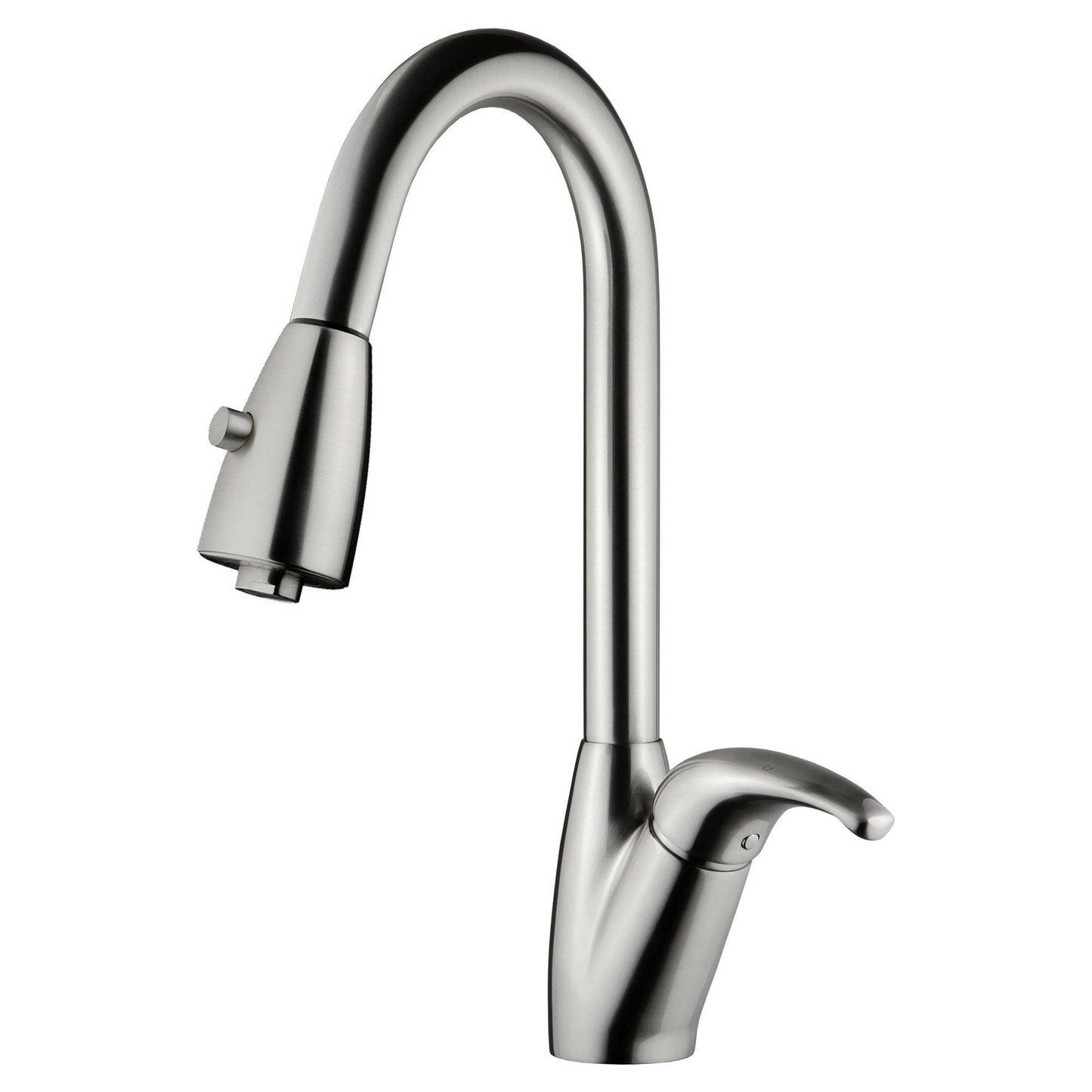 Pull Out Kitchen Faucet LK12B Brushed Nickel Finish - Faucets
