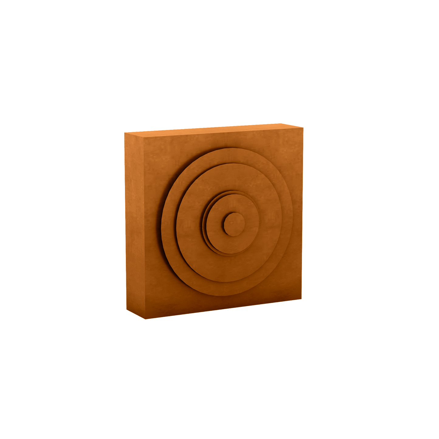 Rosette Molding FFROS3X3 Newport LessCare 3 in. width 3 in. height - Kitchen Cabinets