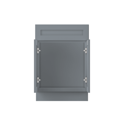 24 W x 21 D x 34.5 H Vanity Sink Base Cabinet - Colonial Gray - Bathroom Vanities