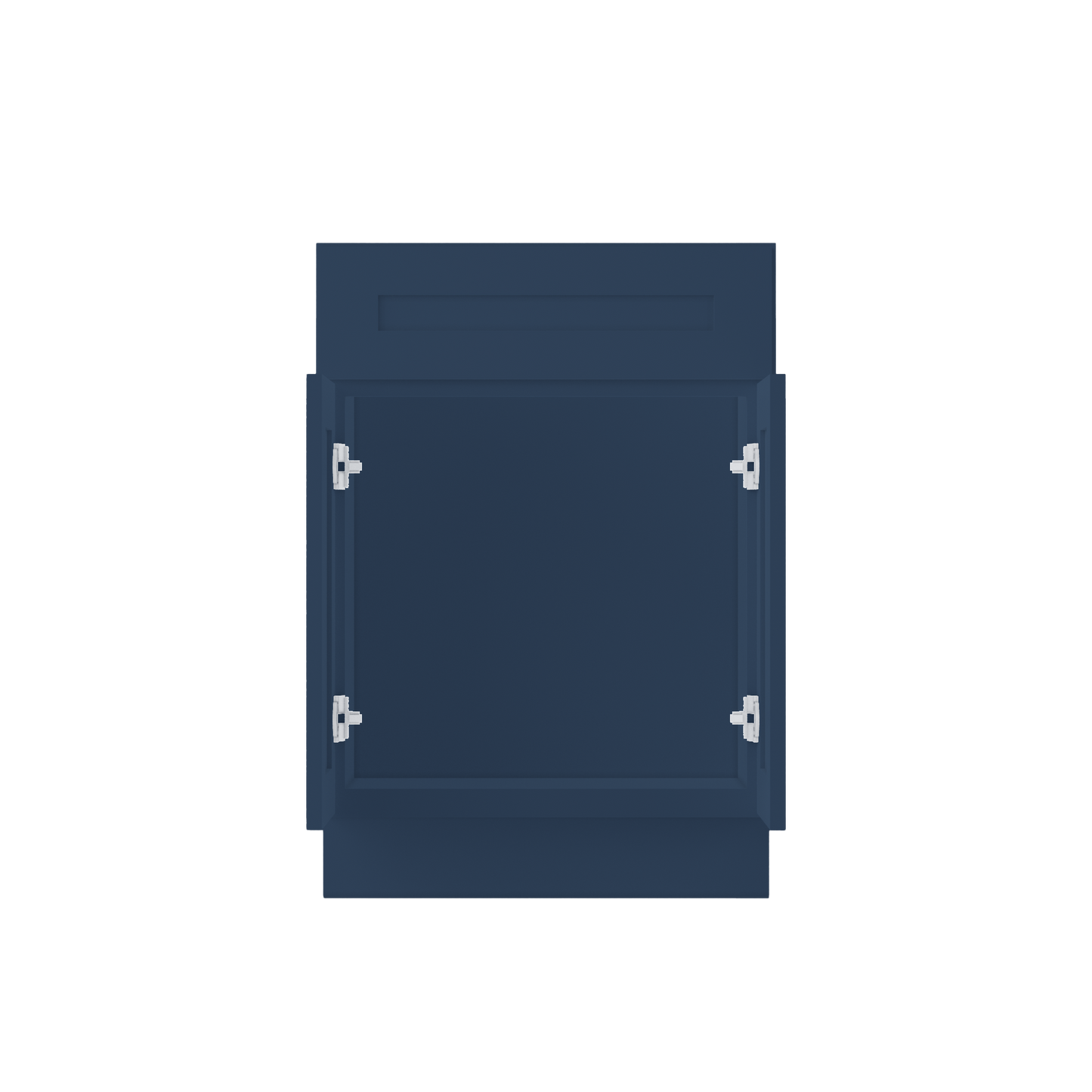 Sink Base Kitchen Cabinet SB24 Danbury Blue LessCare 24 in. width 34.5 in. height 24 in. depth - Kitchen Cabinets