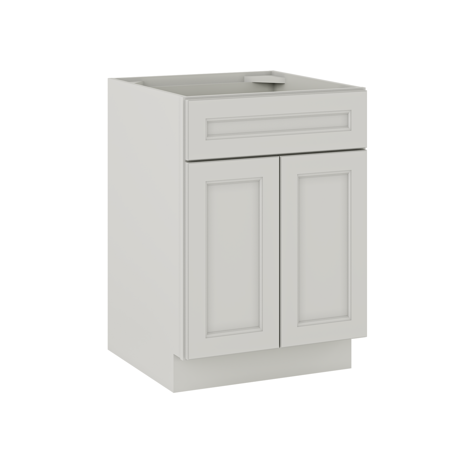 Sink Base Kitchen Cabinet SB24 Milan Pearl 24 in. width 34.5 in. height 24 in. depth - Kitchen Cabinets