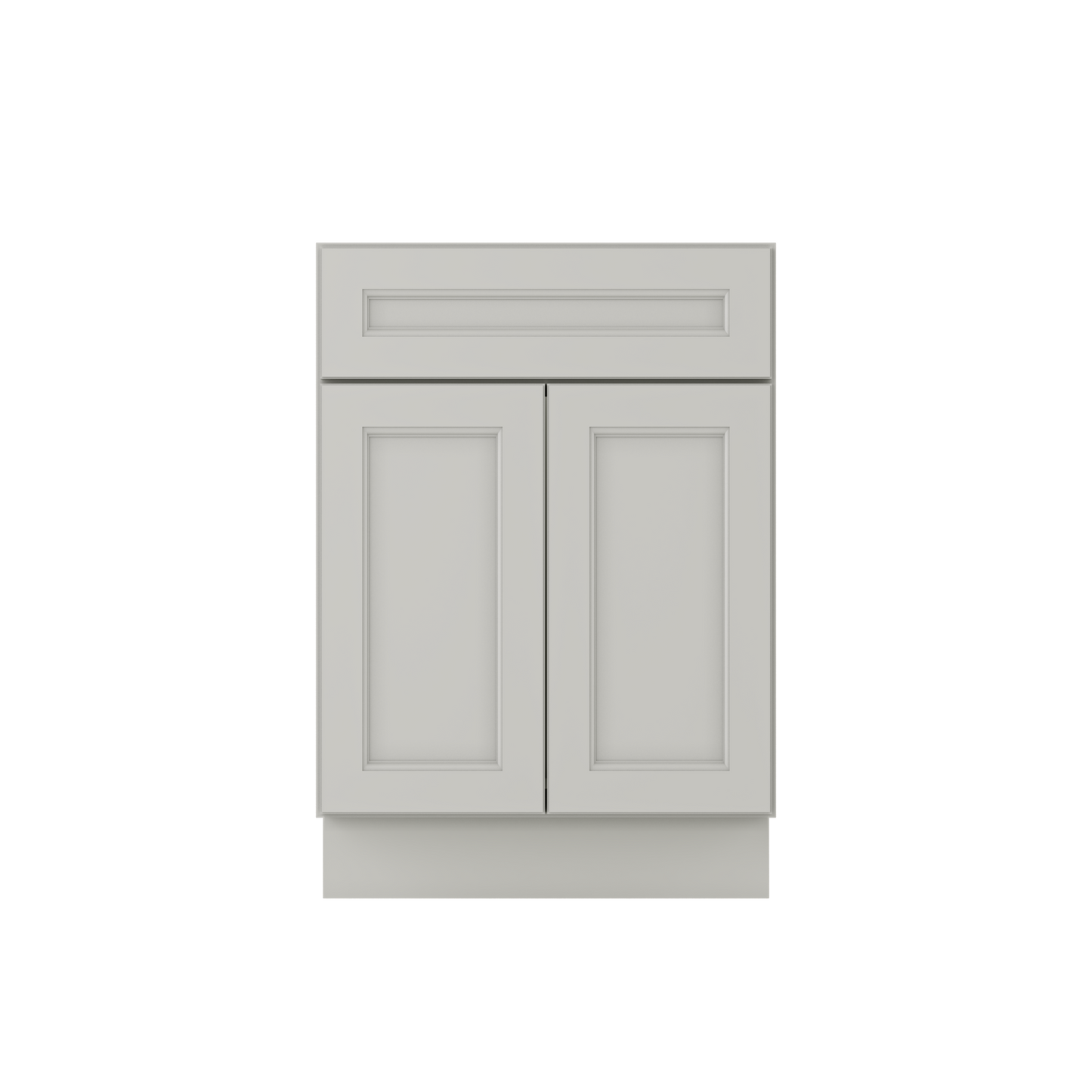 Sink Base Kitchen Cabinet SB24 Milan Pearl 24 in. width 34.5 in. height 24 in. depth - Kitchen Cabinets