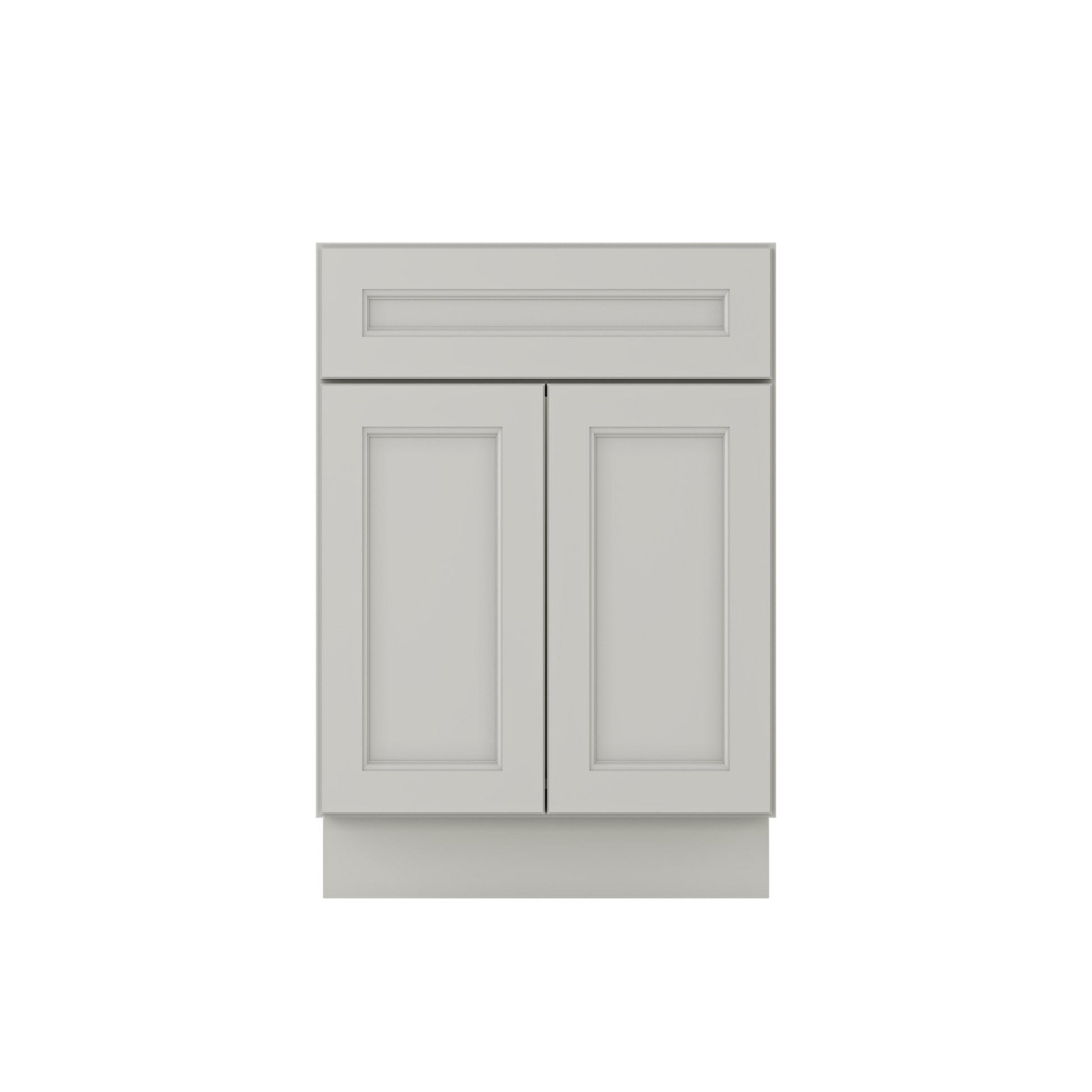 Sink Base Kitchen Cabinet SB24 Milan Pearl 24 in. width 34.5 in. height 24 in. depth - Kitchen Cabinets