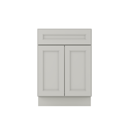 Sink Base Kitchen Cabinet SB24 Milan Pearl 24 in. width 34.5 in. height 24 in. depth - Kitchen Cabinets