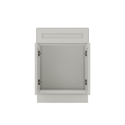 Sink Base Kitchen Cabinet SB24 Milan Pearl 24 in. width 34.5 in. height 24 in. depth - Kitchen Cabinets