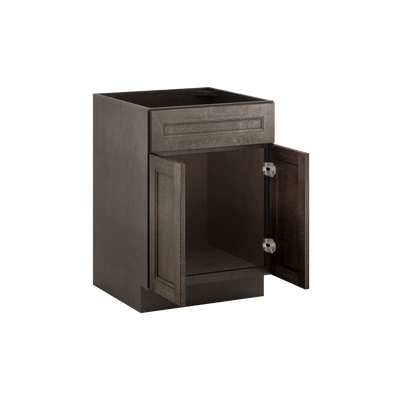 Sink Base Kitchen Cabinet SB24 Milan Slate 24 in. width 34.5 in. height 24 in. depth - Kitchen Cabinets