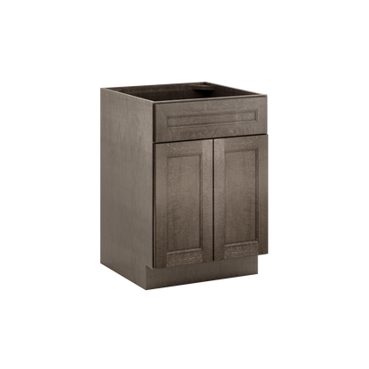 Sink Base Kitchen Cabinet SB24 Milan Slate 24 in. width 34.5 in. height 24 in. depth - Kitchen Cabinets