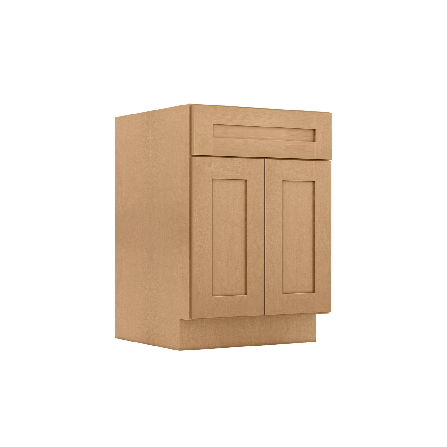 Sink Base Kitchen Cabinet SB24 Shaker Toffee LessCare 24 in. width 34.5 in. height 24 in. depth - Kitchen Cabinets