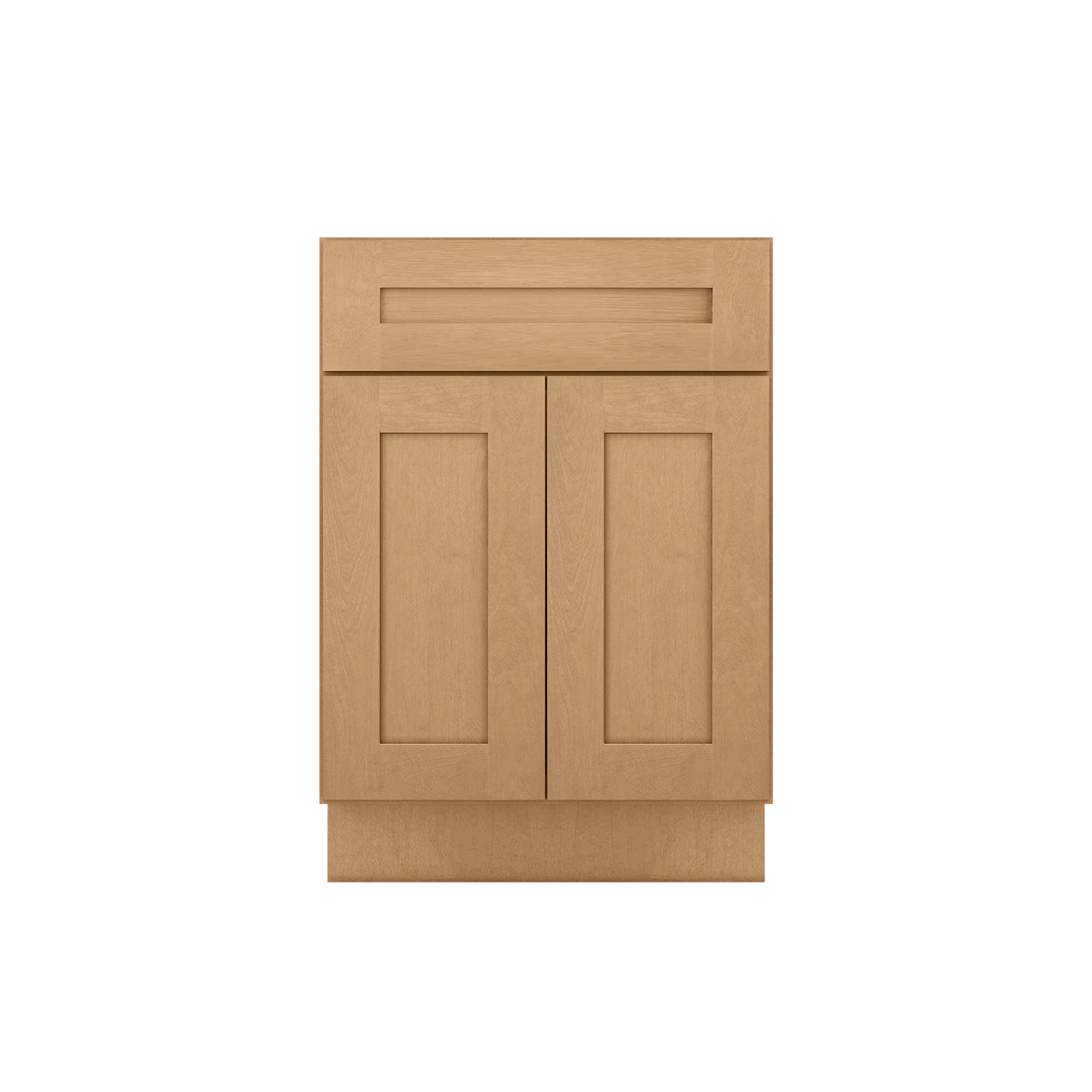 Sink Base Kitchen Cabinet SB24 Shaker Toffee LessCare 24 in. width 34.5 in. height 24 in. depth - Kitchen Cabinets