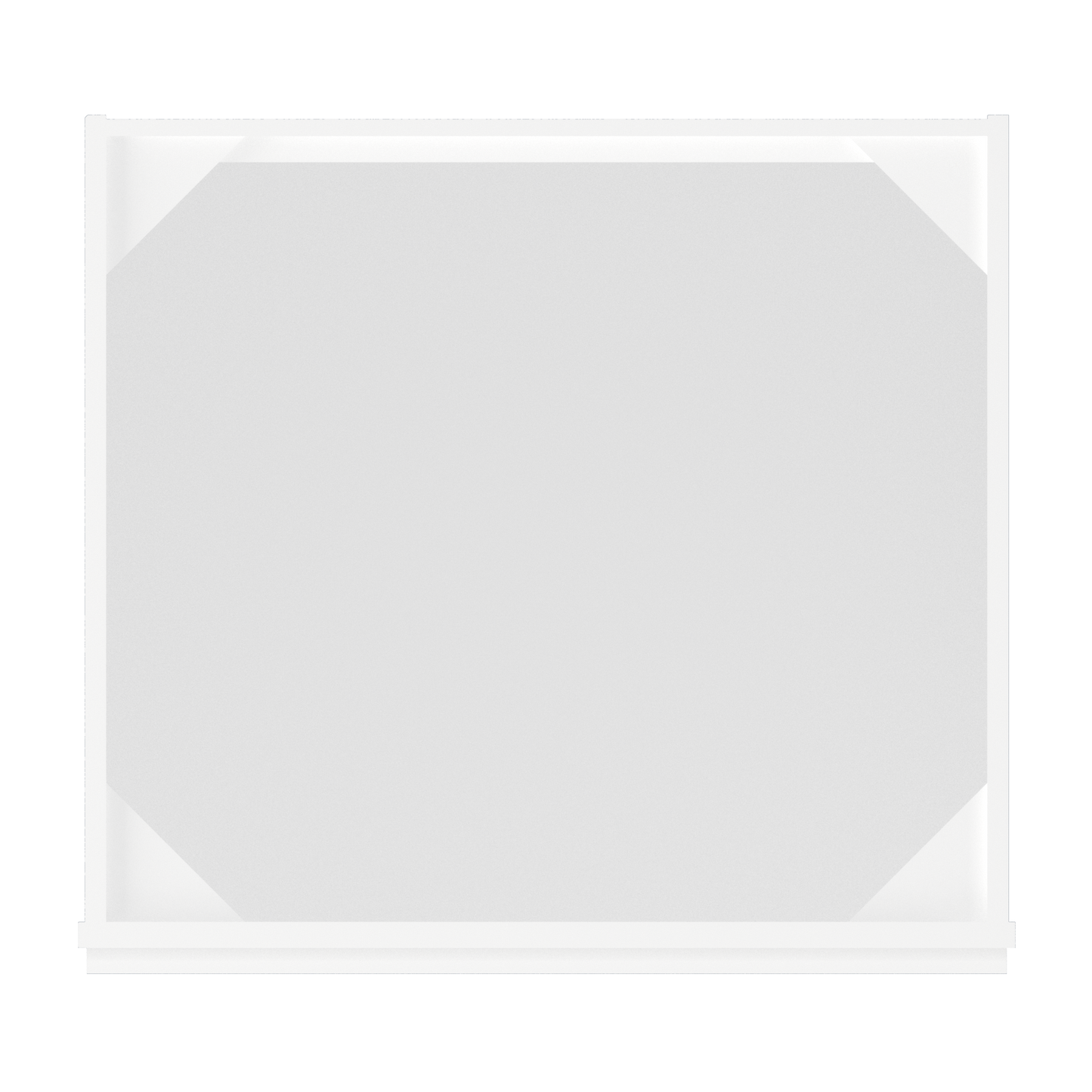 Sink Base Kitchen Cabinet SB27 Alpina White LessCare 27 in. width 34.5 in. height 24 in. depth - Kitchen Cabinets