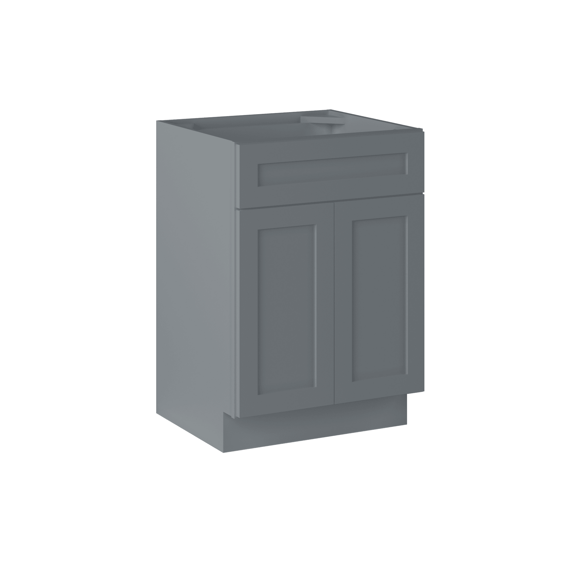 24 W x 21 D x 34.5 H Vanity Sink Base Cabinet - Colonial Gray - Bathroom Vanities