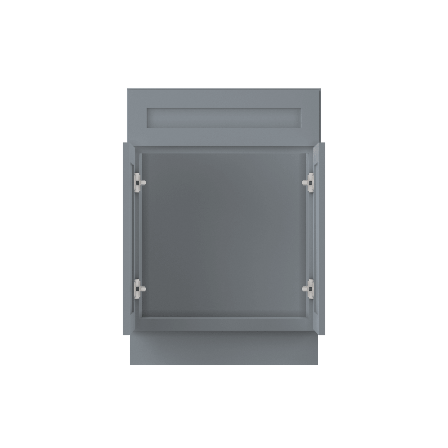 24 W x 21 D x 34.5 H Vanity Sink Base Cabinet - Colonial Gray - Bathroom Vanities