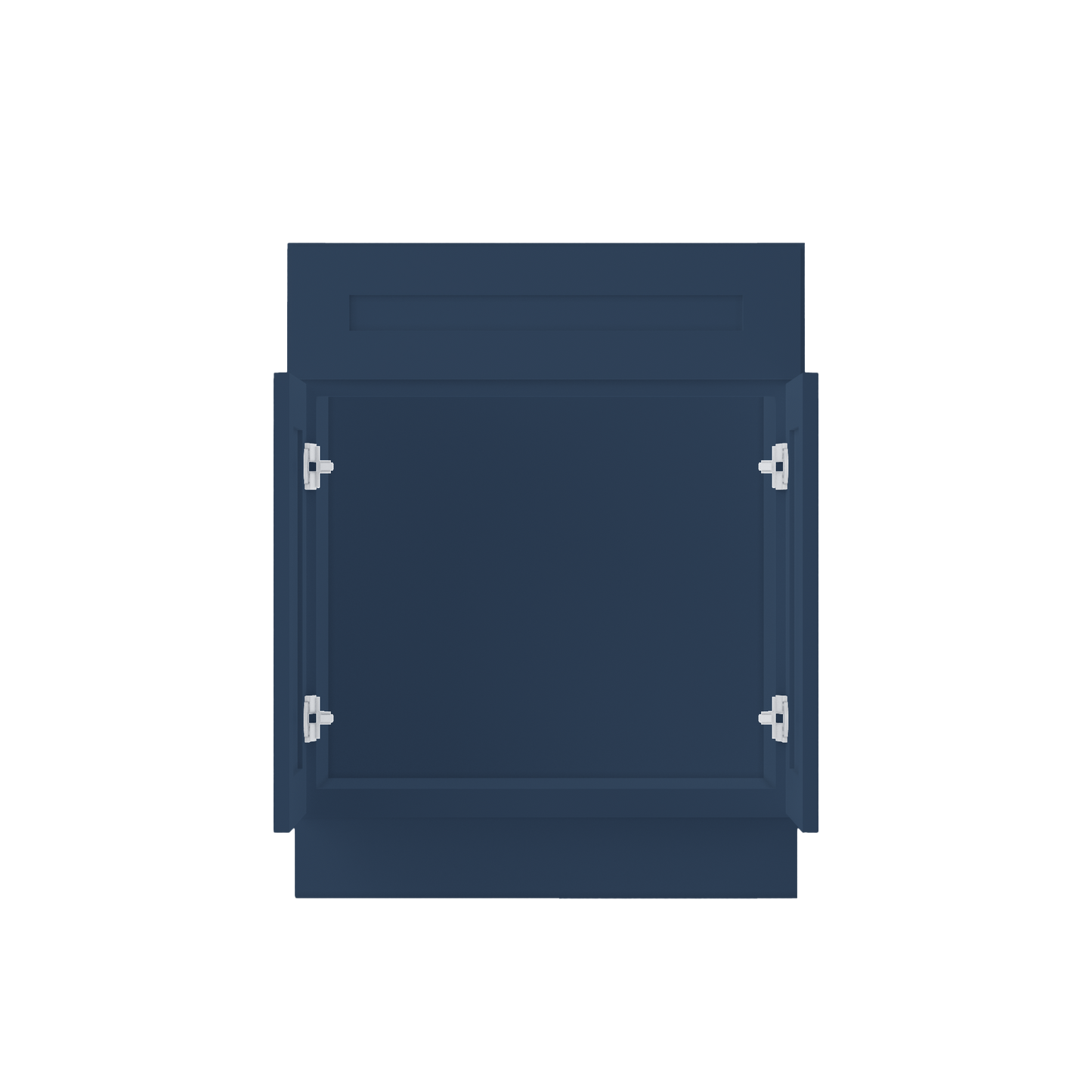 Sink Base Kitchen Cabinet SB27 Danbury Blue LessCare 27 in. width 34.5 in. height 24 in. depth - Kitchen Cabinets