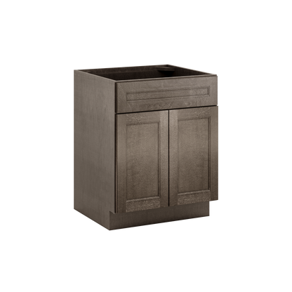 Sink Base Kitchen Cabinet SB27 Milan Slate 27 in. width 34.5 in. height 24 in. depth - Kitchen Cabinets