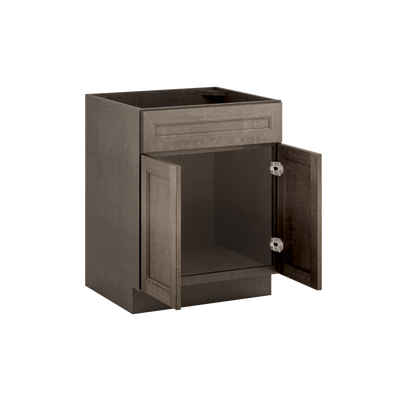 Sink Base Kitchen Cabinet SB27 Milan Slate 27 in. width 34.5 in. height 24 in. depth - Kitchen Cabinets