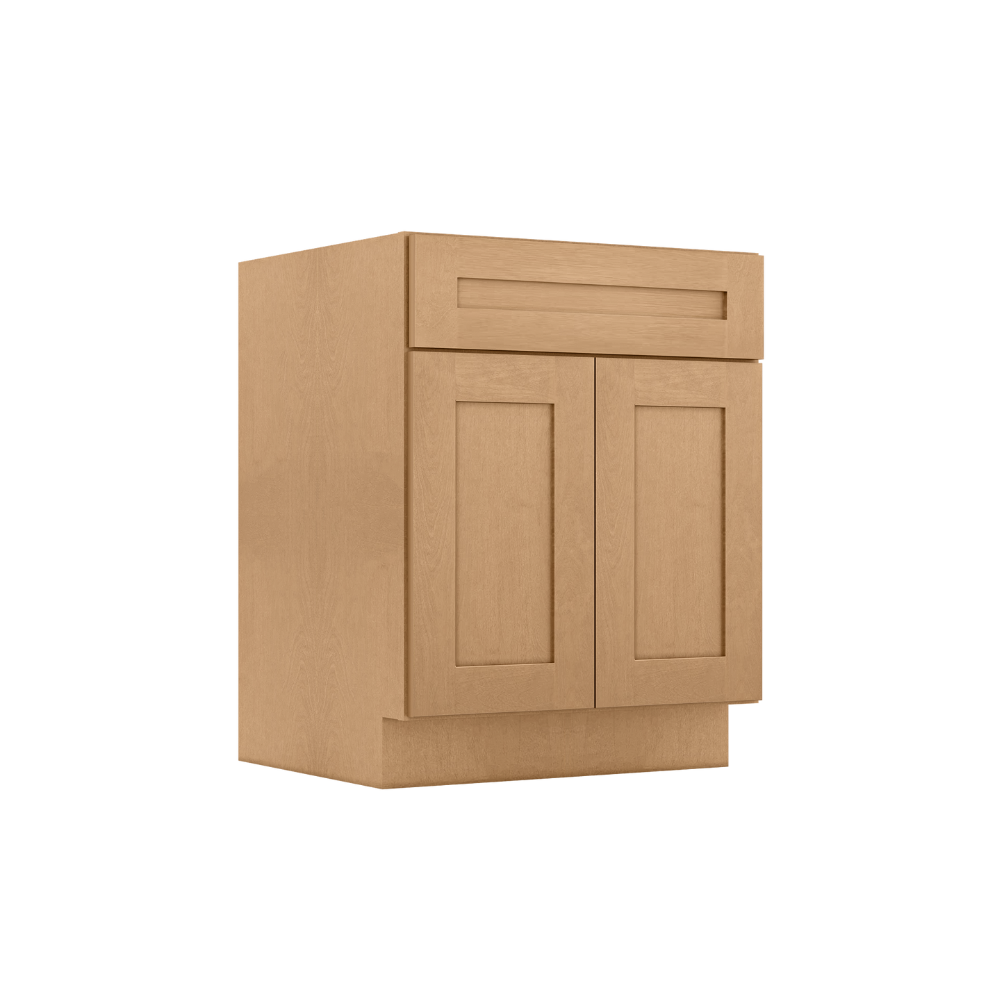 Sink Base Kitchen Cabinet SB27 Shaker Toffee LessCare 27 in. width 34.5 in. height 24 in. depth - Kitchen Cabinets