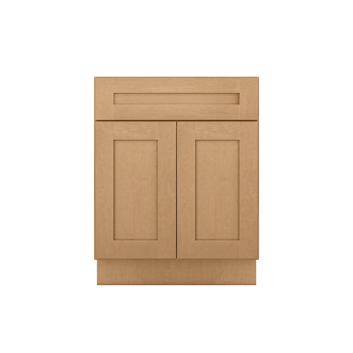 Sink Base Kitchen Cabinet SB27 Shaker Toffee LessCare 27 in. width 34.5 in. height 24 in. depth - Kitchen Cabinets