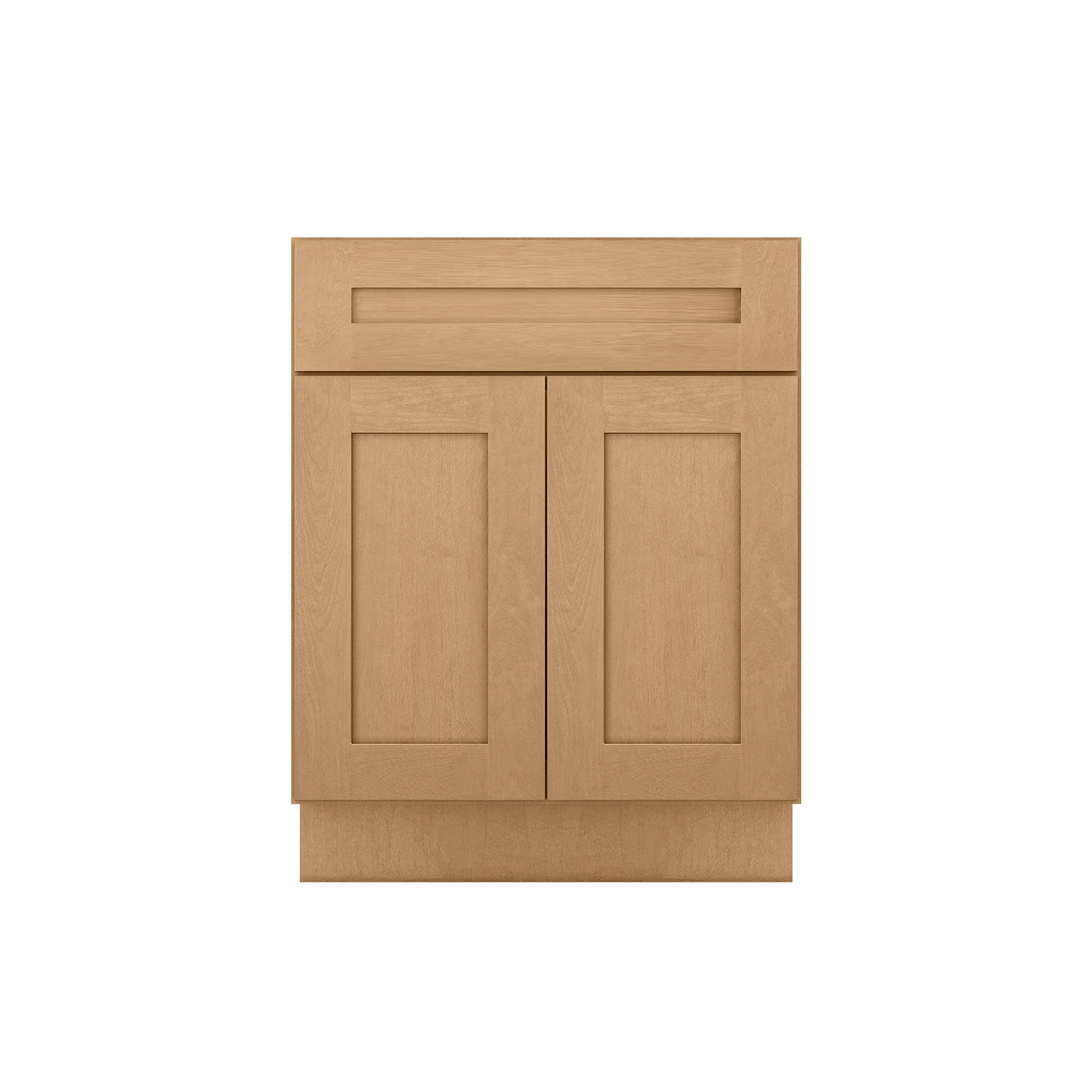 Sink Base Kitchen Cabinet SB27 Shaker Toffee LessCare 27 in. width 34.5 in. height 24 in. depth - Kitchen Cabinets