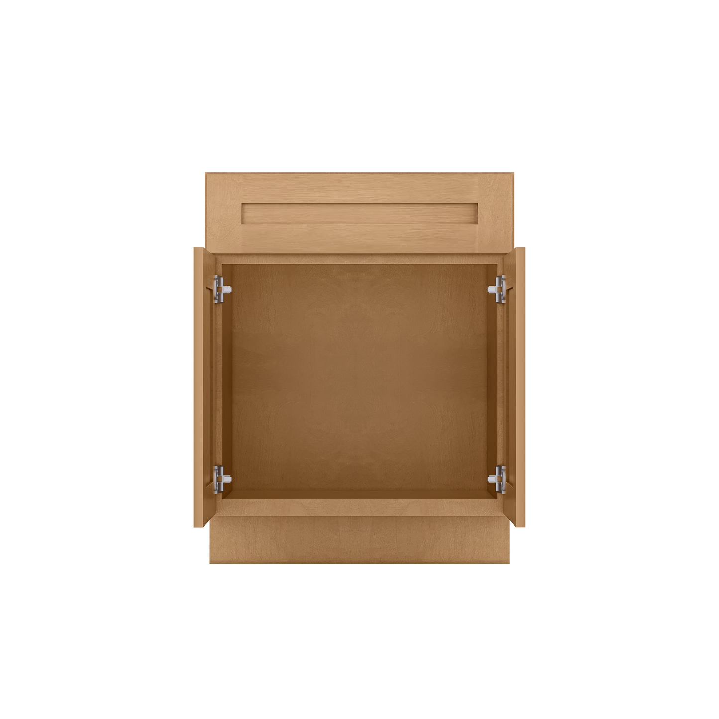 Sink Base Kitchen Cabinet SB27 Shaker Toffee LessCare 27 in. width 34.5 in. height 24 in. depth - Kitchen Cabinets