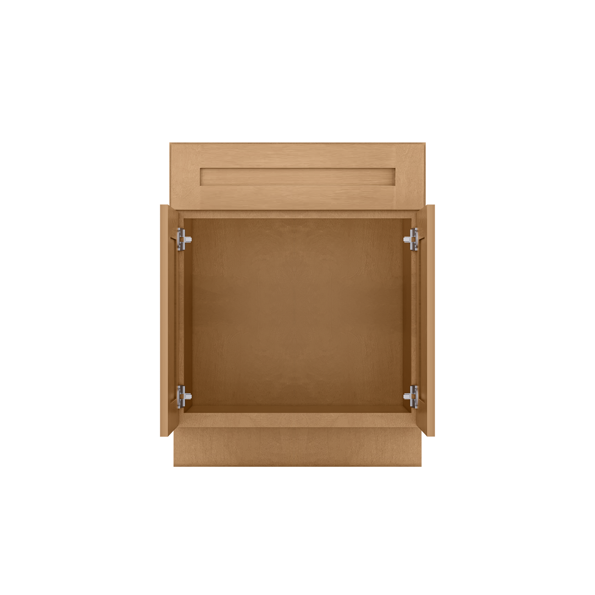 Sink Base Kitchen Cabinet SB27 Shaker Toffee LessCare 27 in. width 34.5 in. height 24 in. depth - Kitchen Cabinets