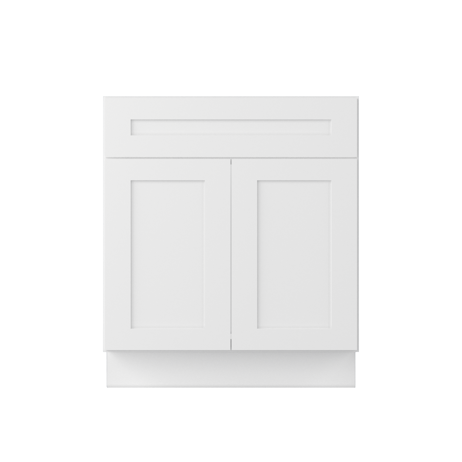 Sink Base Kitchen Cabinet SB30 Alpina White LessCare 30 in. width 34.5 in. height 24 in. depth - Kitchen Cabinets