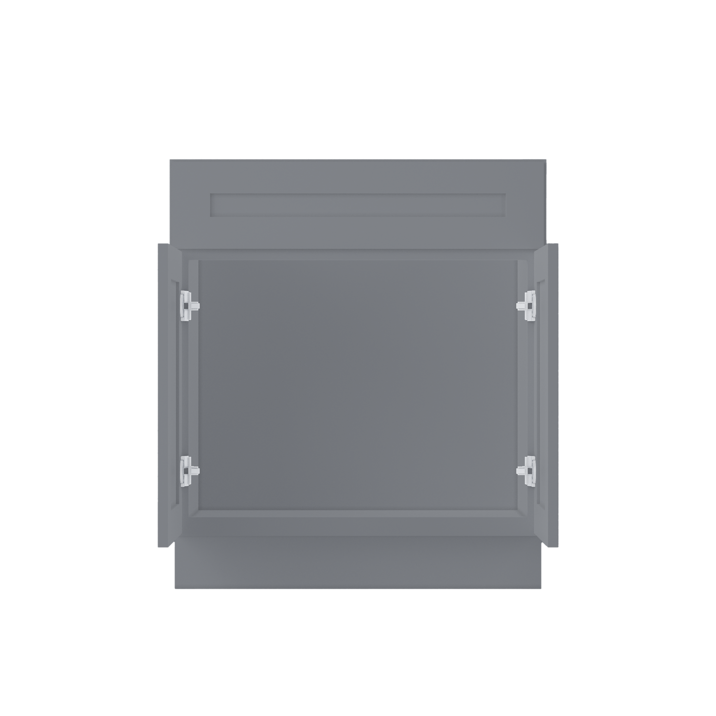 Sink Base Kitchen Cabinet SB30 Colonial Gray LessCare 30 in. width 34.5 in. height 24 in. depth - Kitchen Cabinets