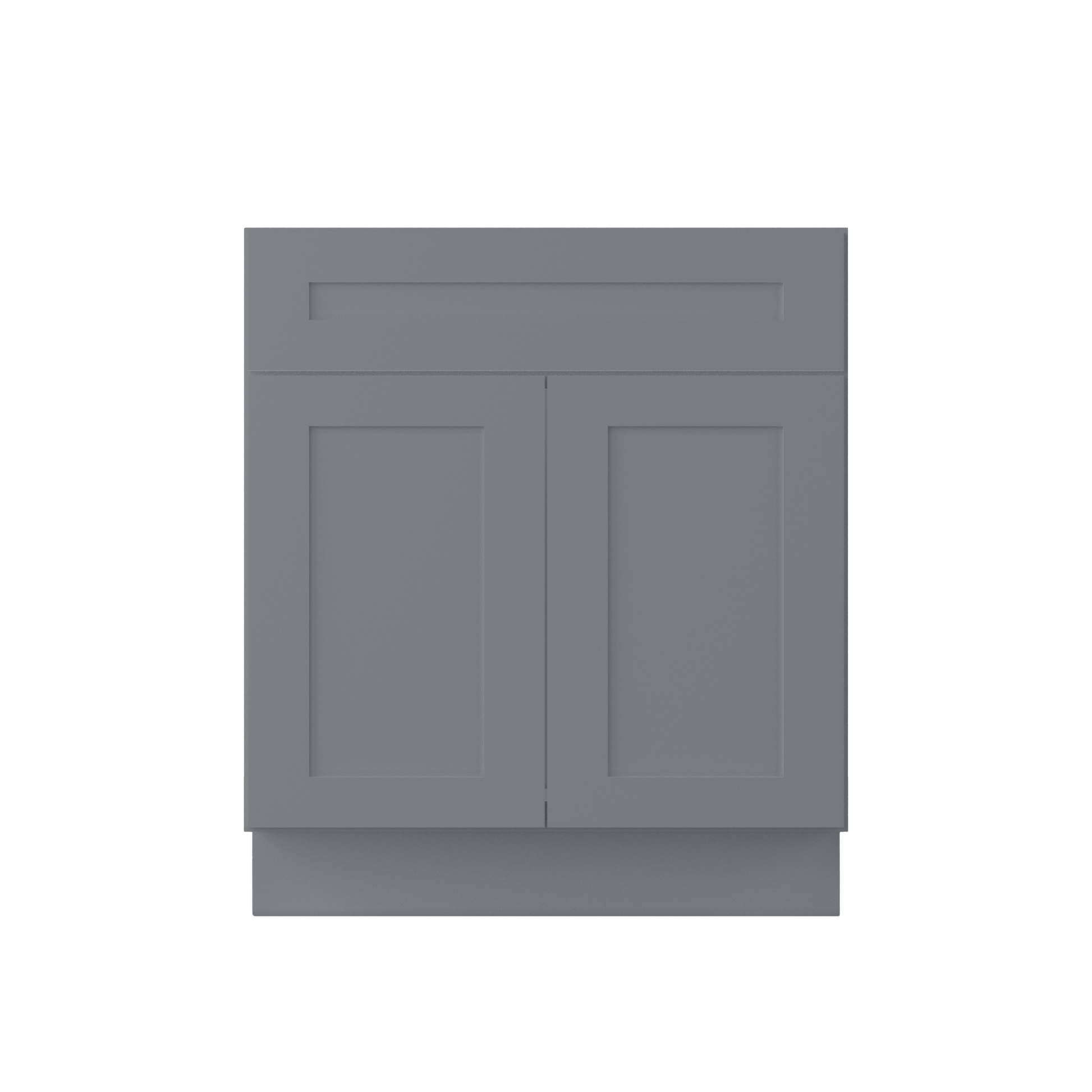 Sink Base Kitchen Cabinet SB30 Colonial Gray LessCare 30 in. width 34.5 in. height 24 in. depth - Kitchen Cabinets