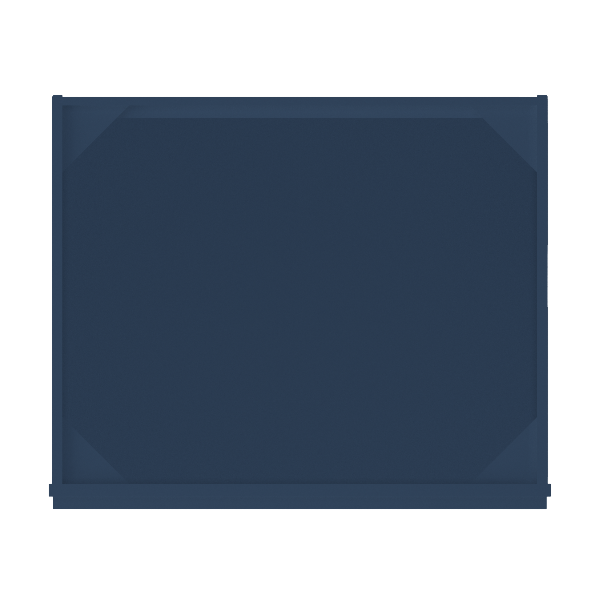 Sink Base Kitchen Cabinet SB30 Danbury Blue LessCare 30 in. width 34.5 in. height 24 in. depth - Kitchen Cabinets