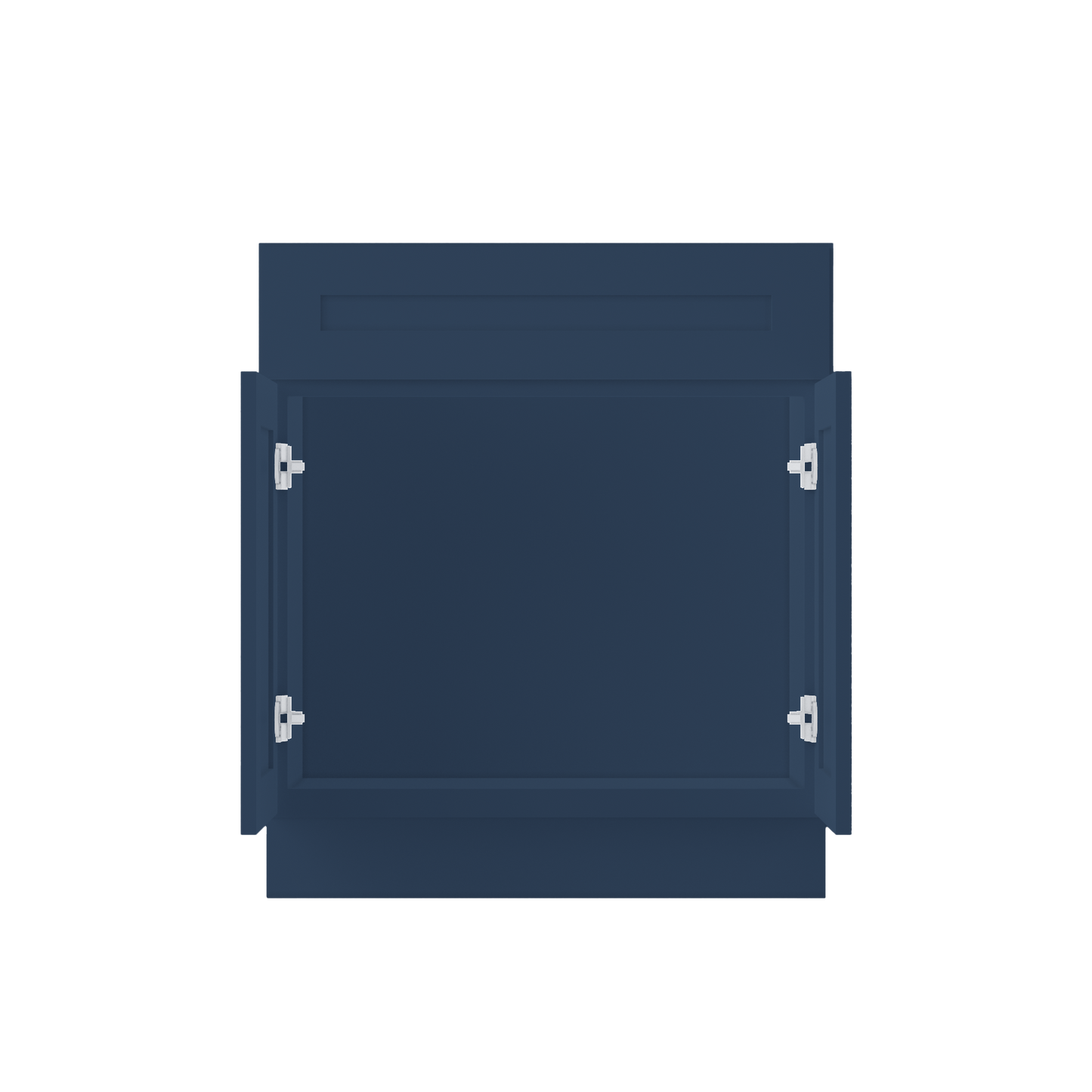 Sink Base Kitchen Cabinet SB30 Danbury Blue LessCare 30 in. width 34.5 in. height 24 in. depth - Kitchen Cabinets