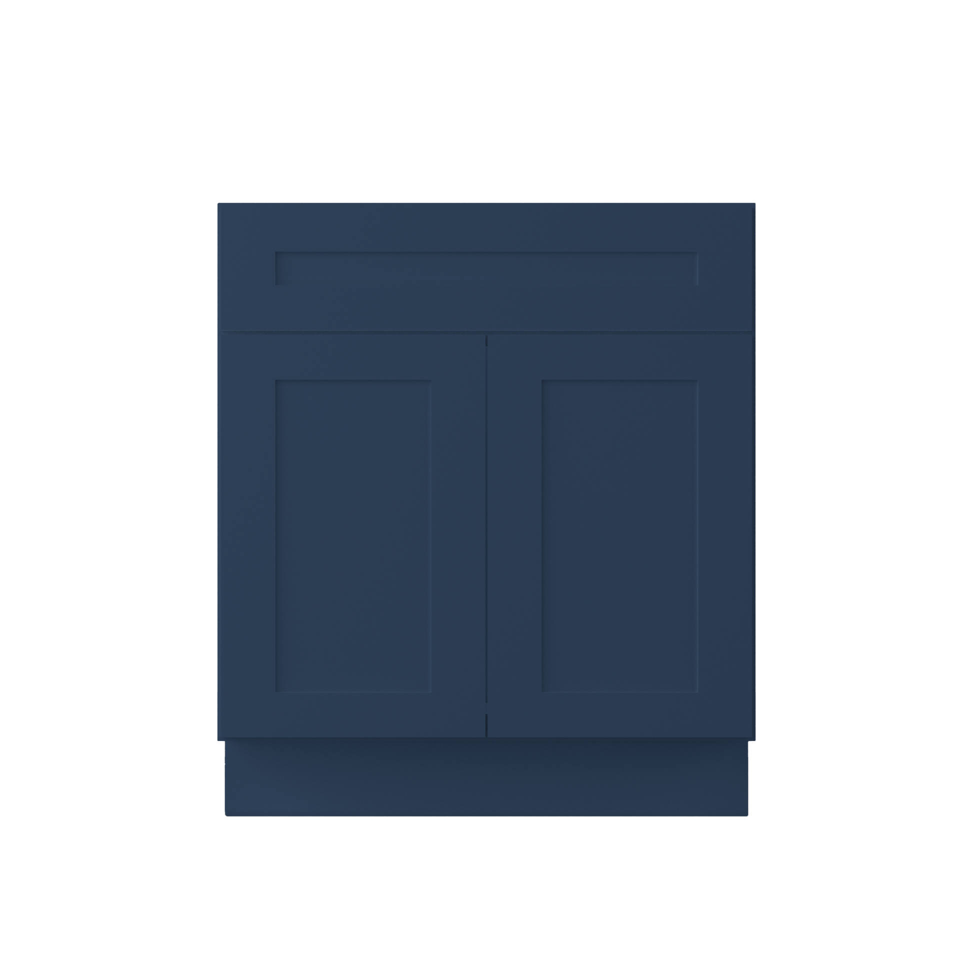 Sink Base Kitchen Cabinet SB30 Danbury Blue LessCare 30 in. width 34.5 in. height 24 in. depth - Kitchen Cabinets