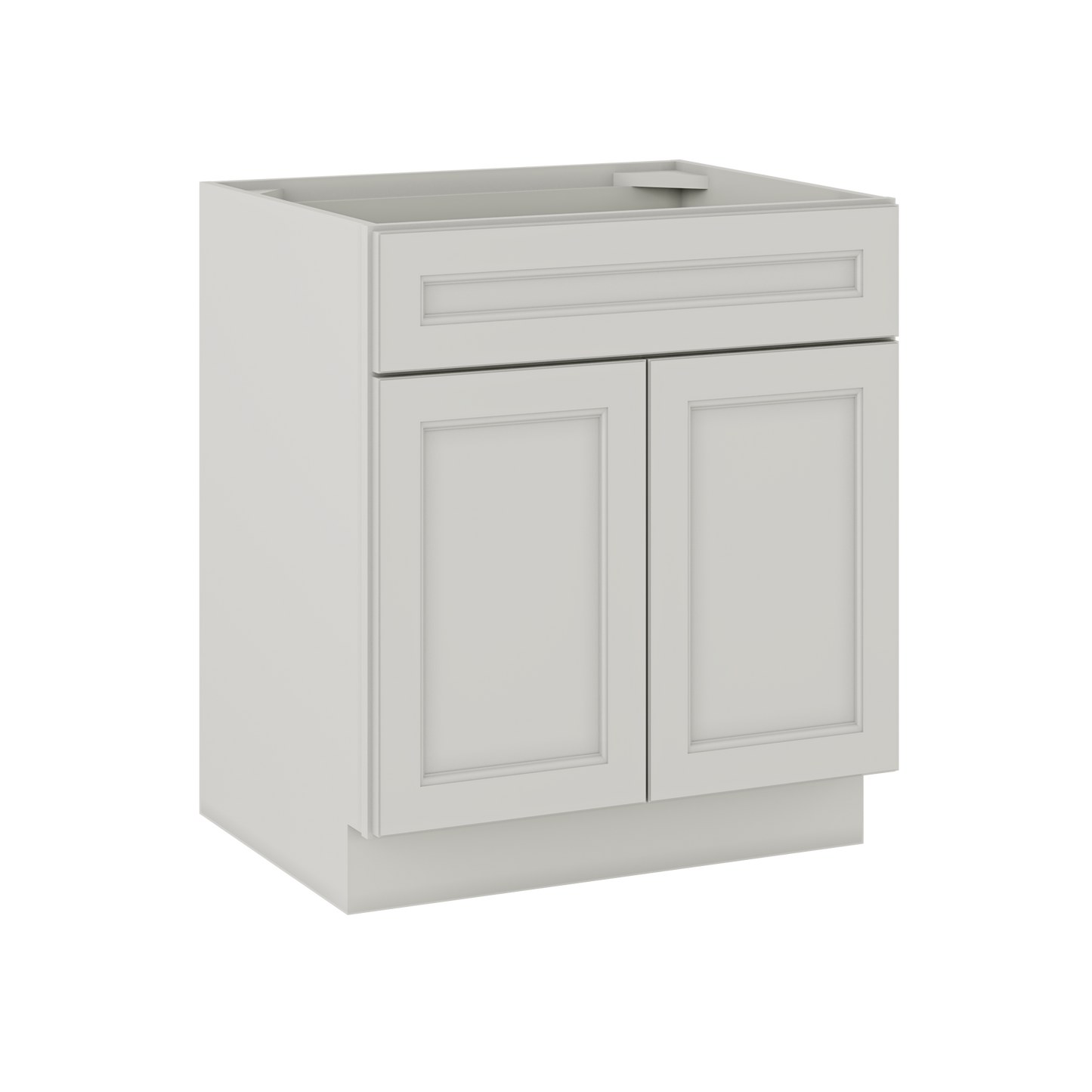 Sink Base Kitchen Cabinet SB30 Milan Pearl LessCare 30 in. width 34.5 in. height 24 in. depth - Kitchen Cabinets