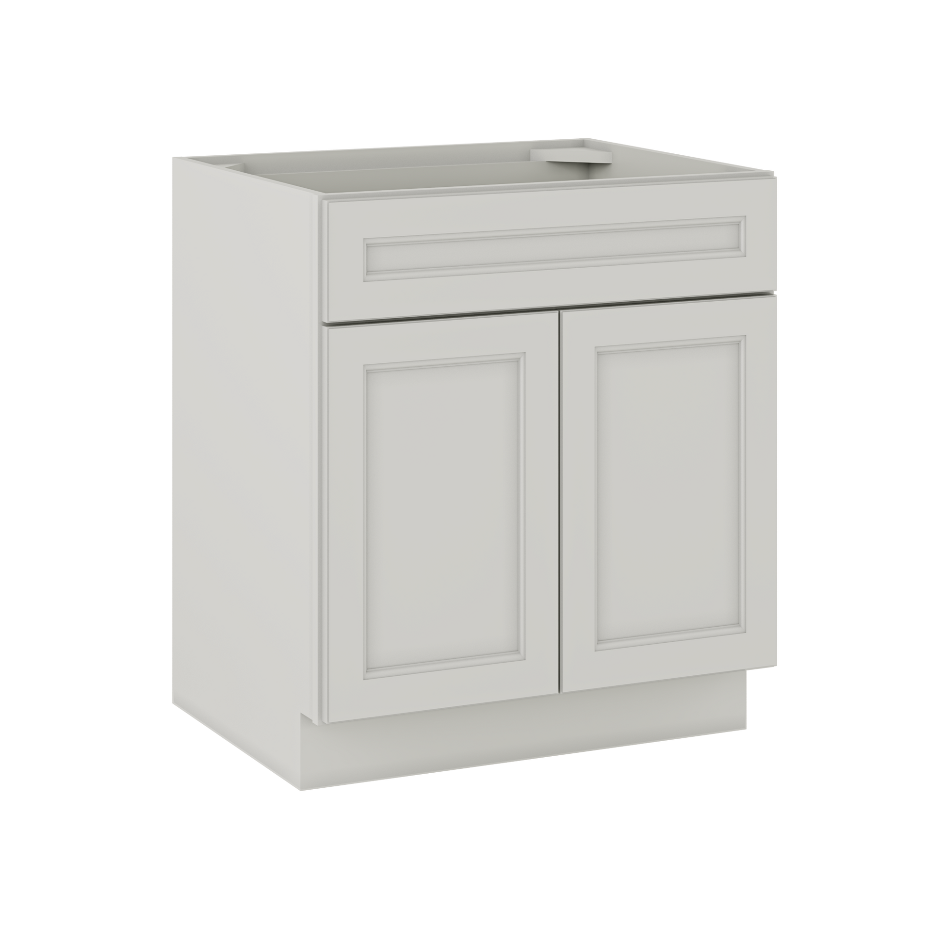 Sink Base Kitchen Cabinet SB30 Milan Pearl LessCare 30 in. width 34.5 in. height 24 in. depth - Kitchen Cabinets