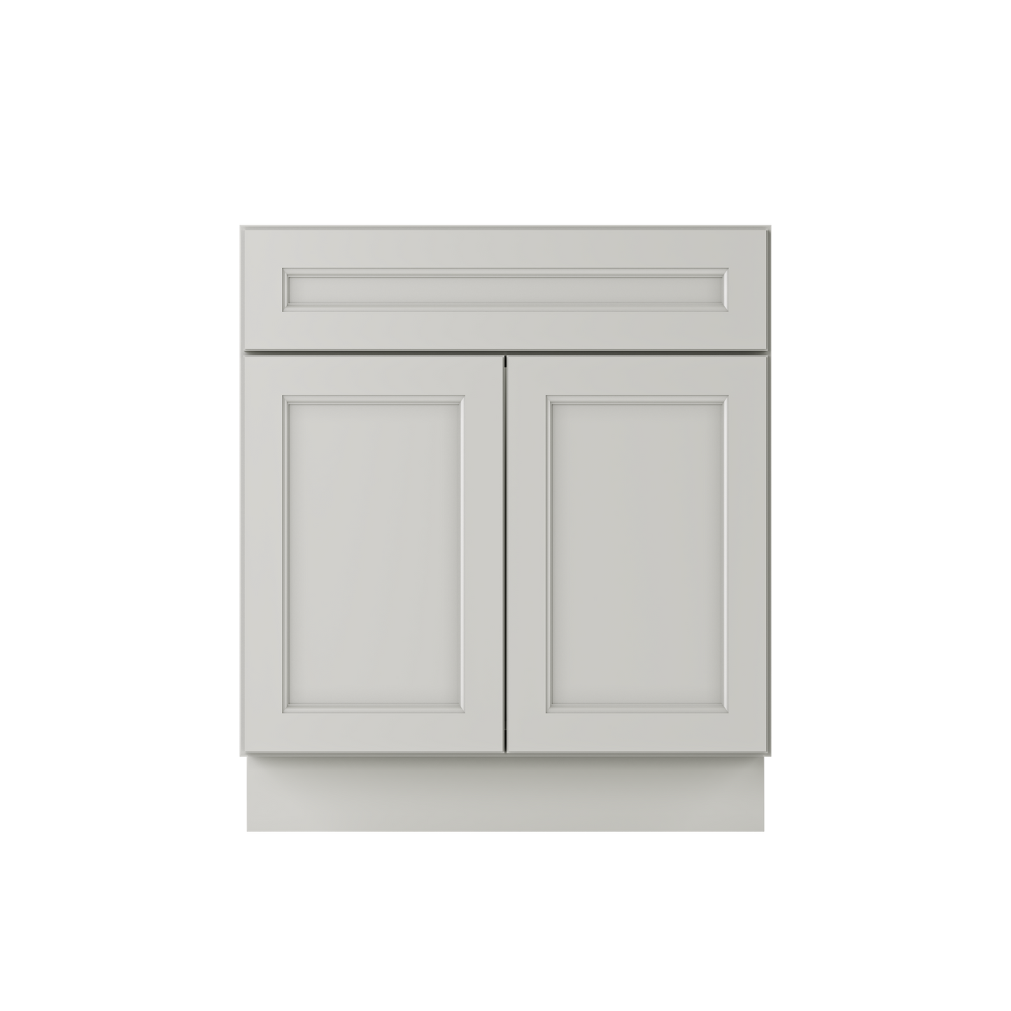 Sink Base Kitchen Cabinet SB30 Milan Pearl LessCare 30 in. width 34.5 in. height 24 in. depth - Kitchen Cabinets