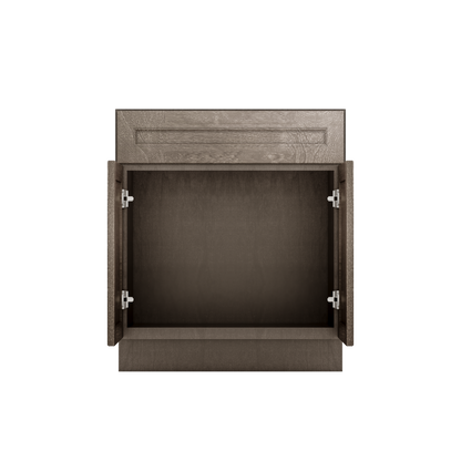 Sink Base Kitchen Cabinet SB30 Milan Slate 30 in. width 34.5 in. height 24 in. depth - Kitchen Cabinets
