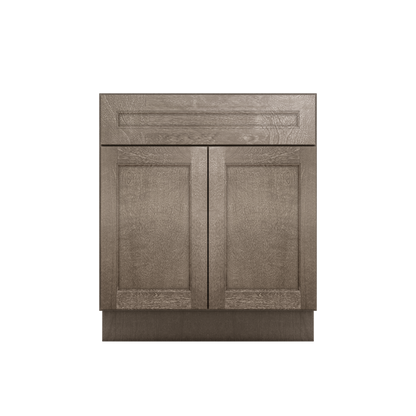 Sink Base Kitchen Cabinet SB30 Milan Slate 30 in. width 34.5 in. height 24 in. depth - Kitchen Cabinets