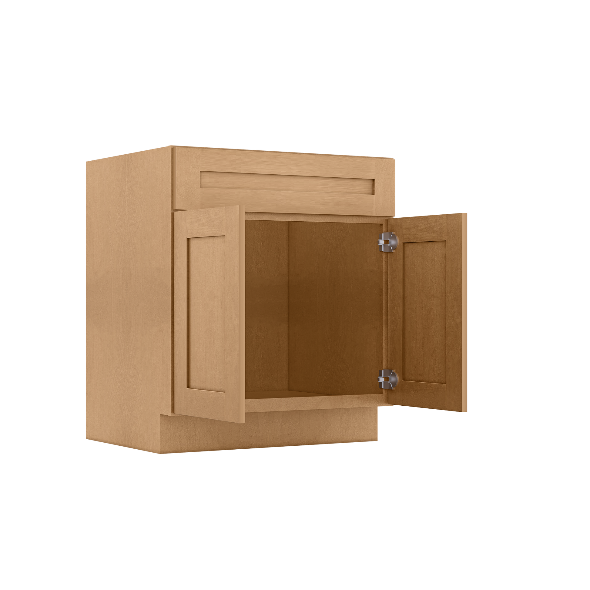 Sink Base Kitchen Cabinet SB30 Shaker Toffee LessCare 30 in. width 34.5 in. height 24 in. depth - Kitchen Cabinets