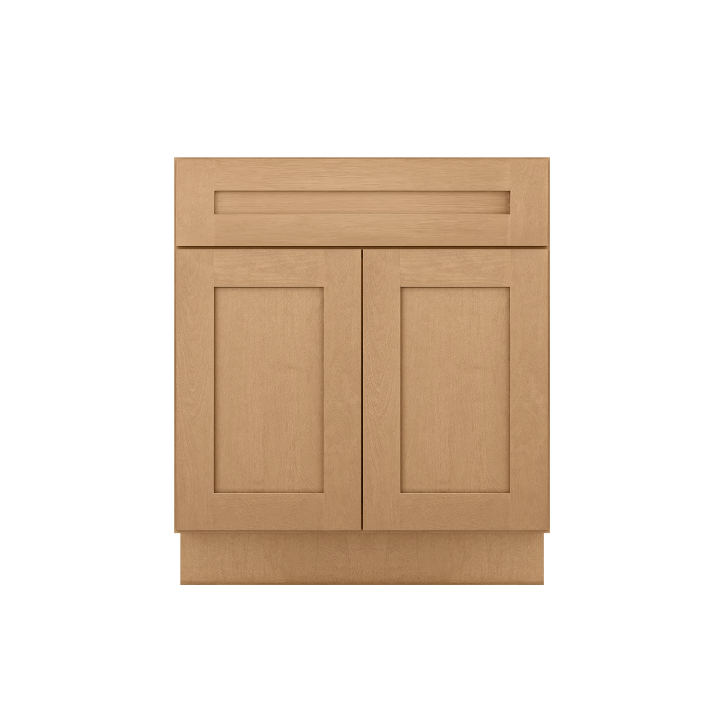 Sink Base Kitchen Cabinet SB30 Shaker Toffee LessCare 30 in. width 34.5 in. height 24 in. depth - Kitchen Cabinets