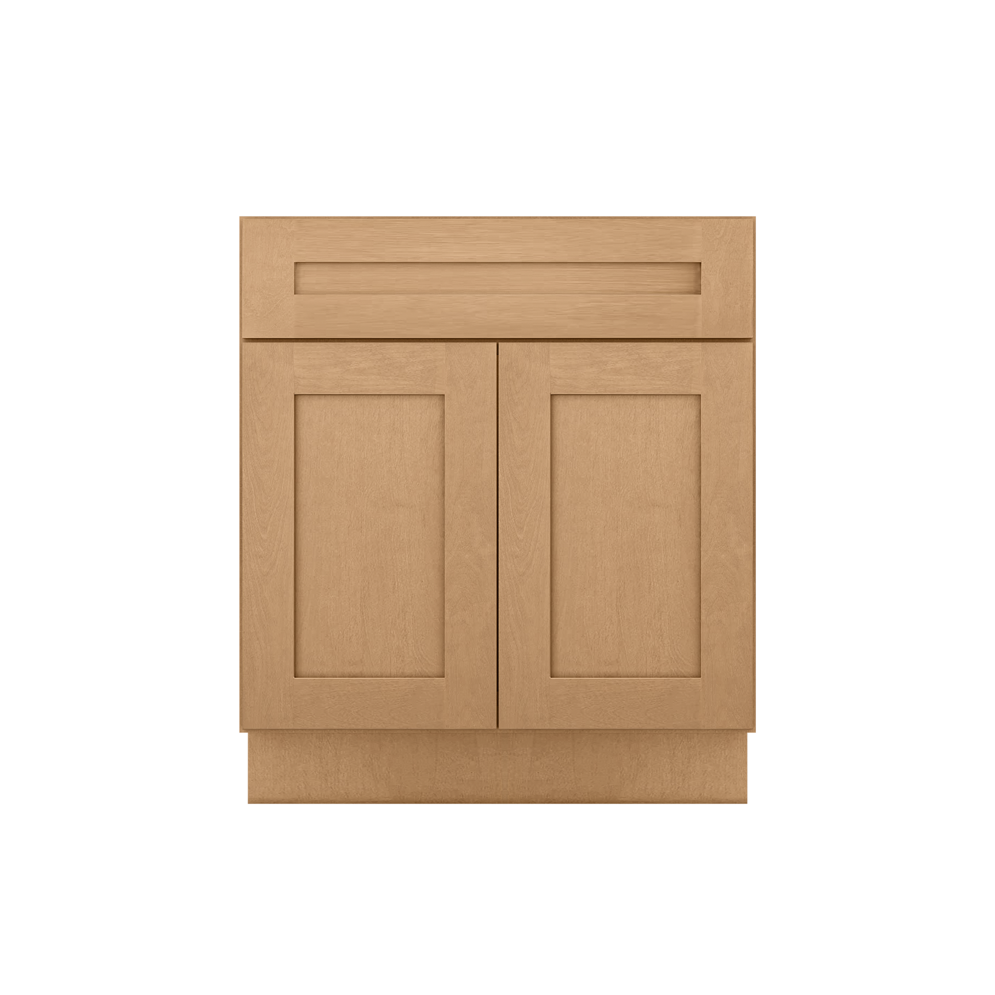 Sink Base Kitchen Cabinet SB30 Shaker Toffee LessCare 30 in. width 34.5 in. height 24 in. depth - Kitchen Cabinets