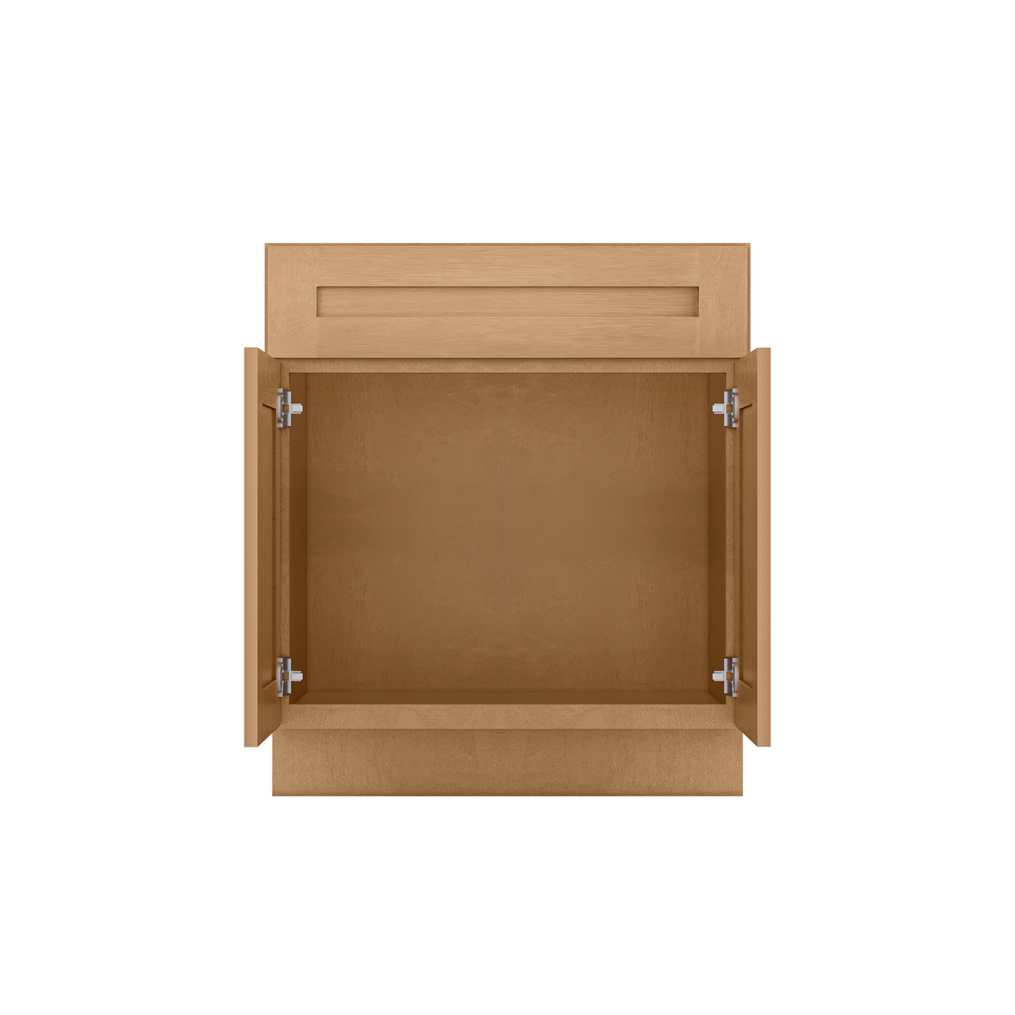 Sink Base Kitchen Cabinet SB30 Shaker Toffee LessCare 30 in. width 34.5 in. height 24 in. depth - Kitchen Cabinets