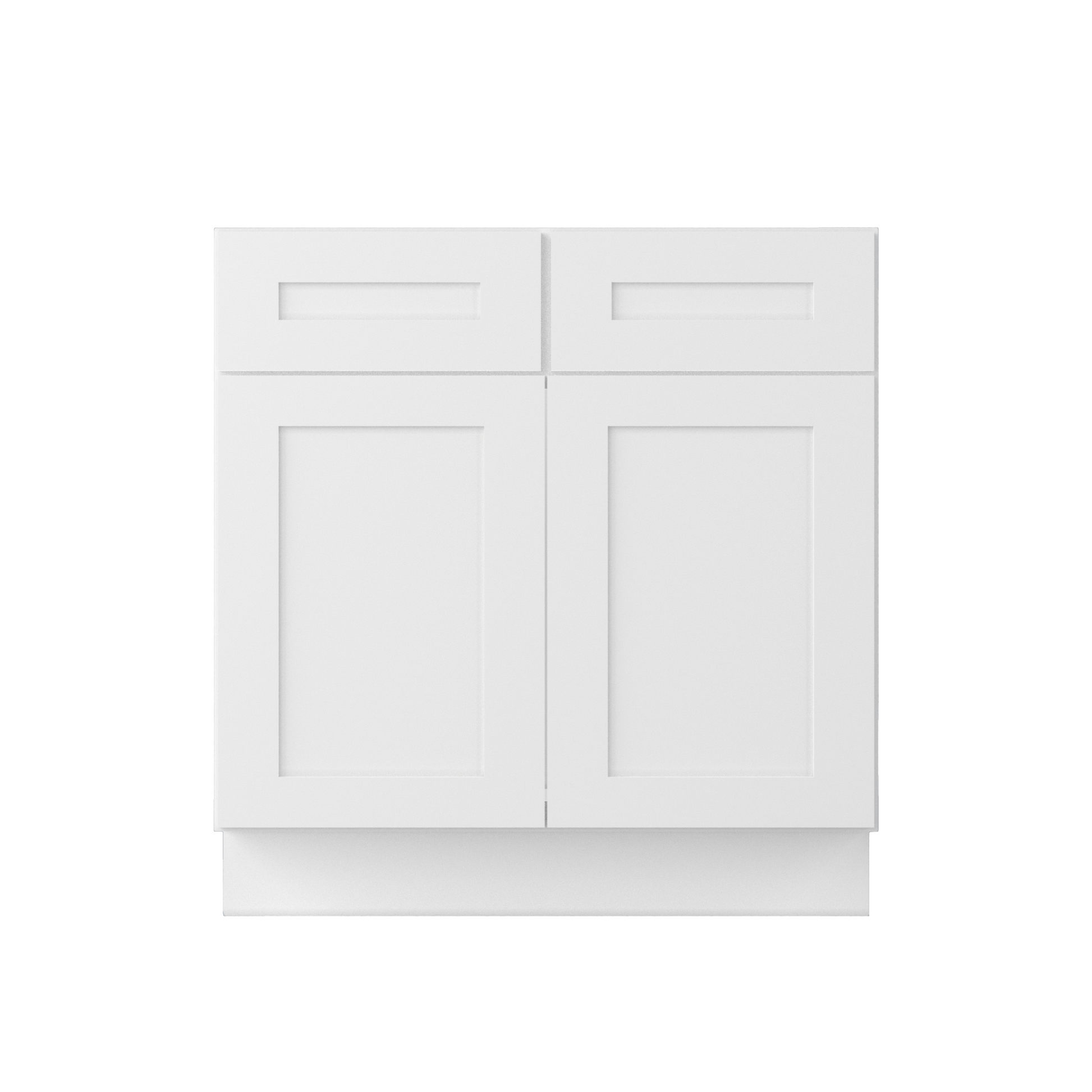 Sink Base Kitchen Cabinet SB33 Alpina White LessCare 33 in. width 34.5 in. height 24 in. depth - Kitchen Cabinets