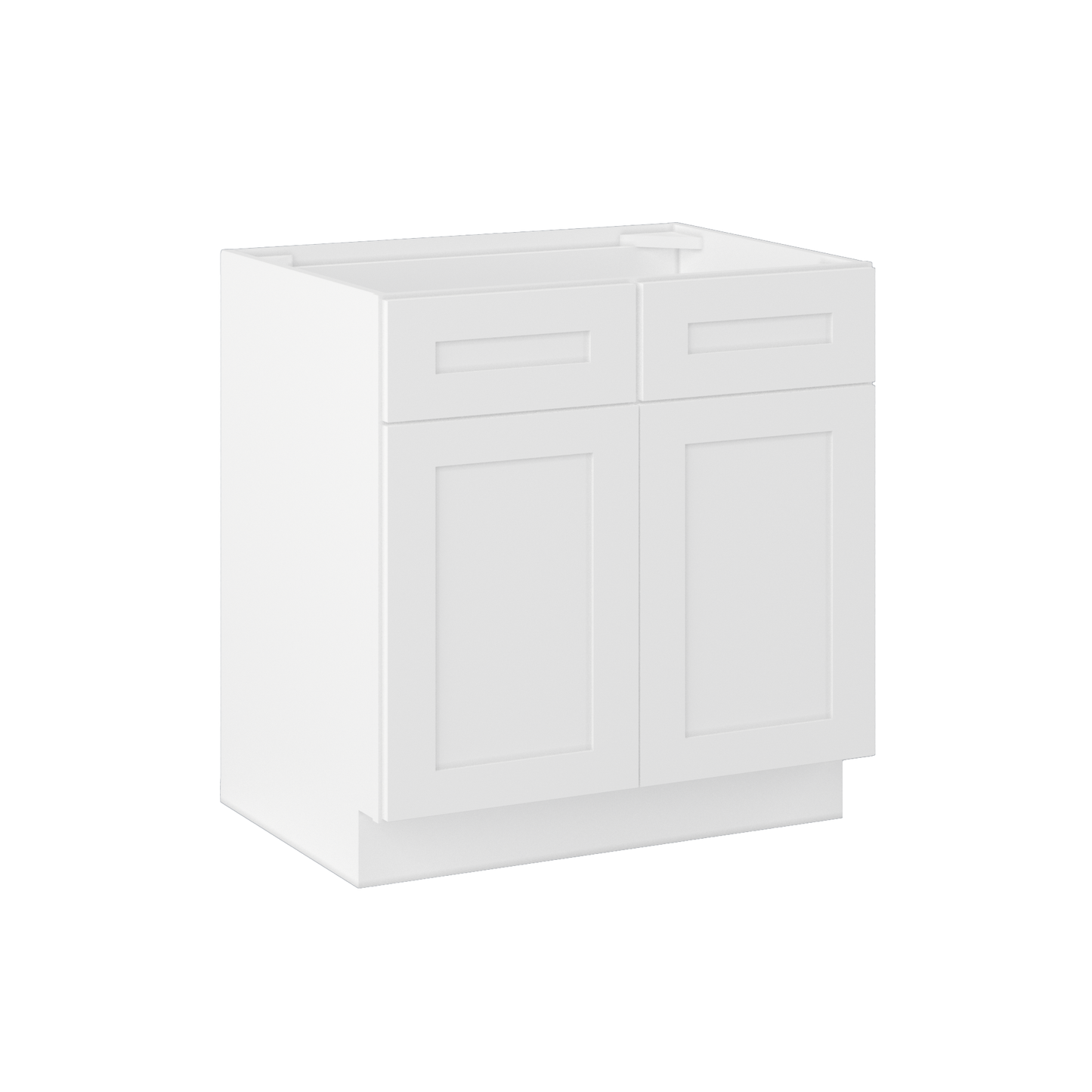 Sink Base Kitchen Cabinet SB33 Alpina White LessCare 33 in. width 34.5 in. height 24 in. depth - Kitchen Cabinets