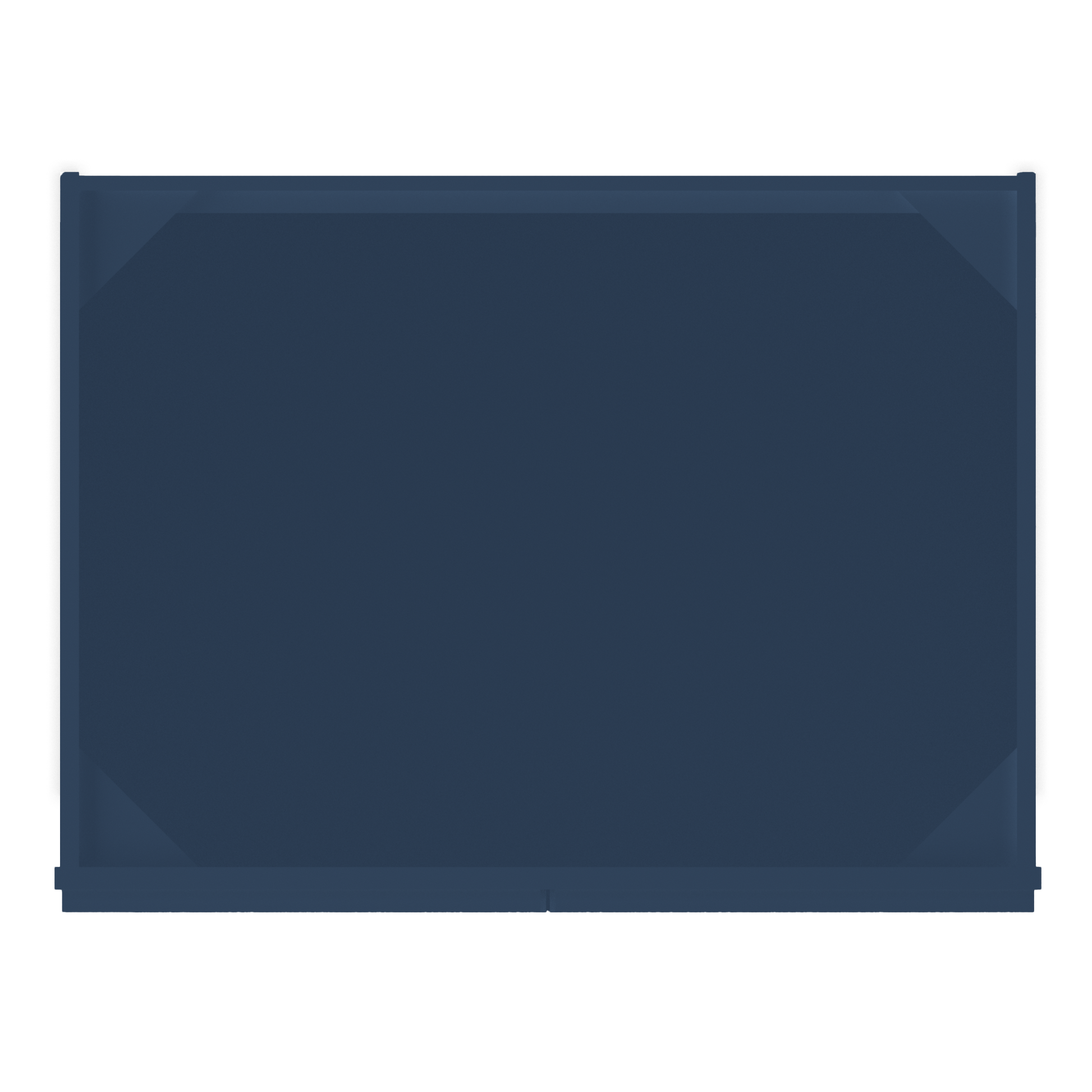 Sink Base Kitchen Cabinet SB33 Danbury Blue LessCare 33 in. width 34.5 in. height 24 in. depth - Kitchen Cabinets
